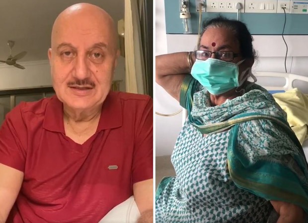 Anupam Kher shares adorable video of mother getting discharged from the hospital after COVID-19 treatment