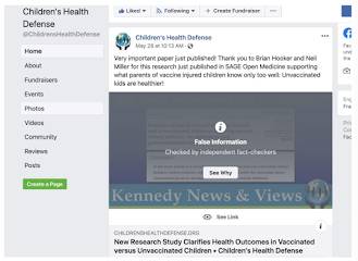 Facebook Vaccines Fact-Checking,