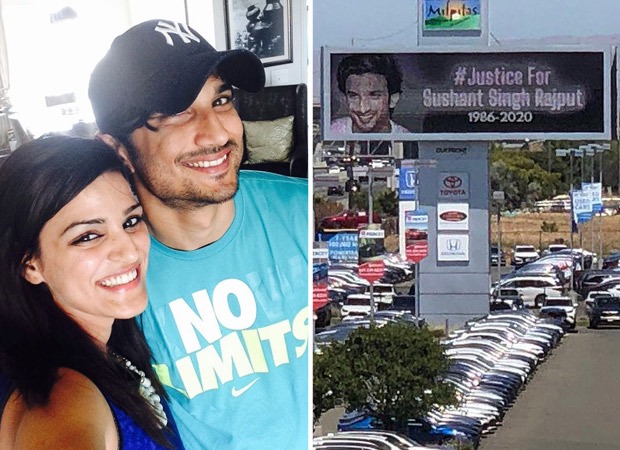 Shweta Singh Kirti shares picture and video of a hoarding in California for Sushant Singh Rajput, calls it a worldwide movement