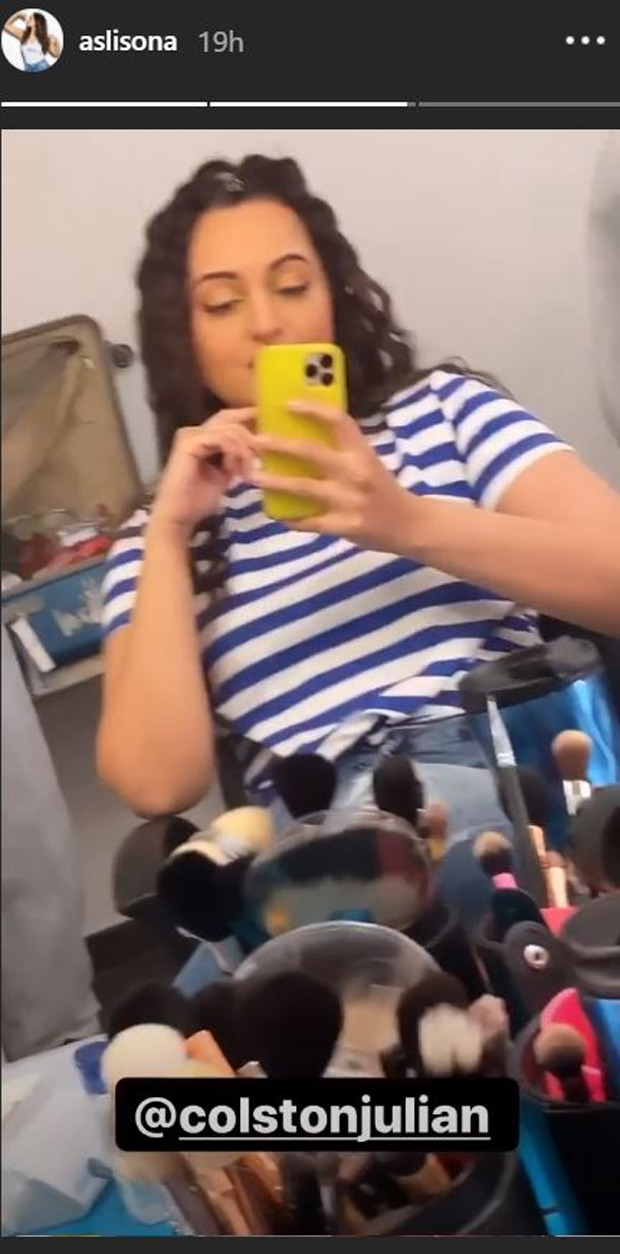 Sonakshi Sinha resumes shooting; shares a video from her make-up room