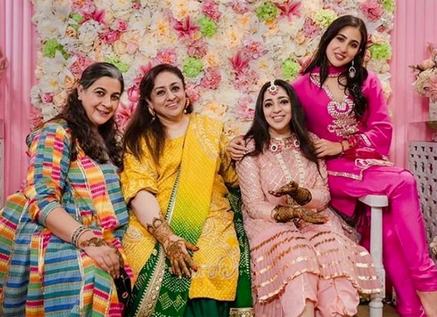 Sara Ali Khan opts for a hot pink kurta at JP Dutta's daughter's mehendi function 