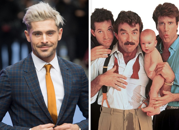 Zac Efron to star in the remake of Three Men and a Baby for Disney+