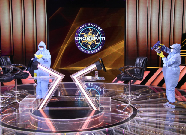 Asian Paints Sanitizes Kaun Banega Crorepati Set with its latest Sanitization Service