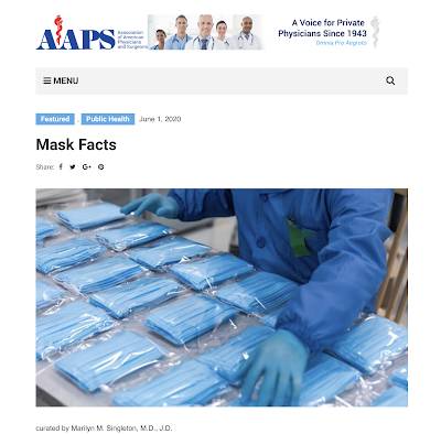 Mask Protection SARS-CoV-2 Virus Fact Fiction,