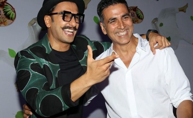 ranveer singh crashes akshay kumar’s instagram live session with bear grylls