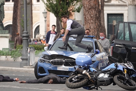 tom cruise does all those stunts in elevator shoes!