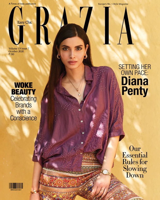 Diana Penty looks chic on the October issue of Grazia India 