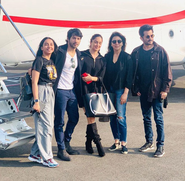 Jug Jug Jiyo: Varun Dhawan, Kiara Advani, Anil Kapoor, Neetu Kapoor, Youtuber MostlySane aka Prajakta Koli head to Chandigarh