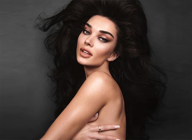 Amy Jackson spices up the lockdown with a topless picture