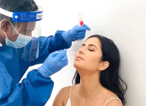 VIDEO: Katrina Kaif takes a COVID-19 test; gets one important instruction