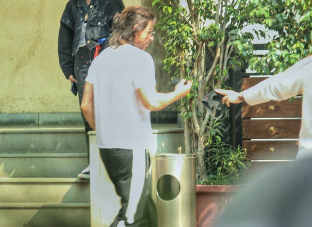 Shah Rukh Khan spotted outside Yash Raj Films Studios in Mumbai in his new look
