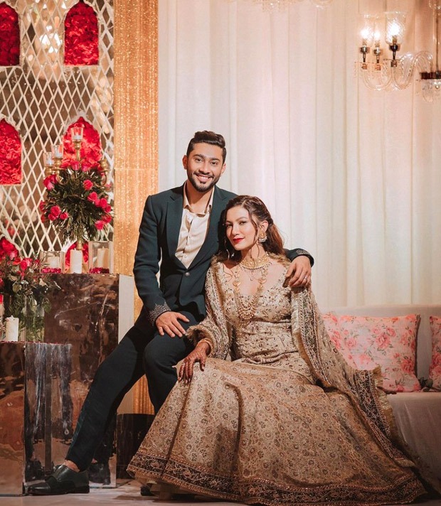 Gauahar Khan and Zaid Darbar look oh-so-in-love for their Walima function