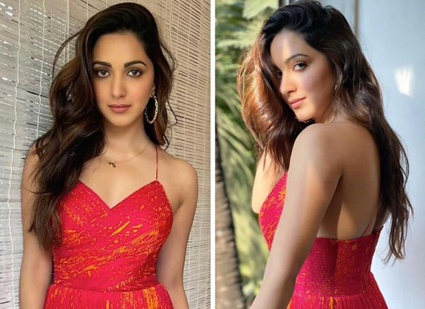 Kiara Advani is all about elegance in Saaksha and Kinni abstract dress for Indoo Ki Jawaani promotions