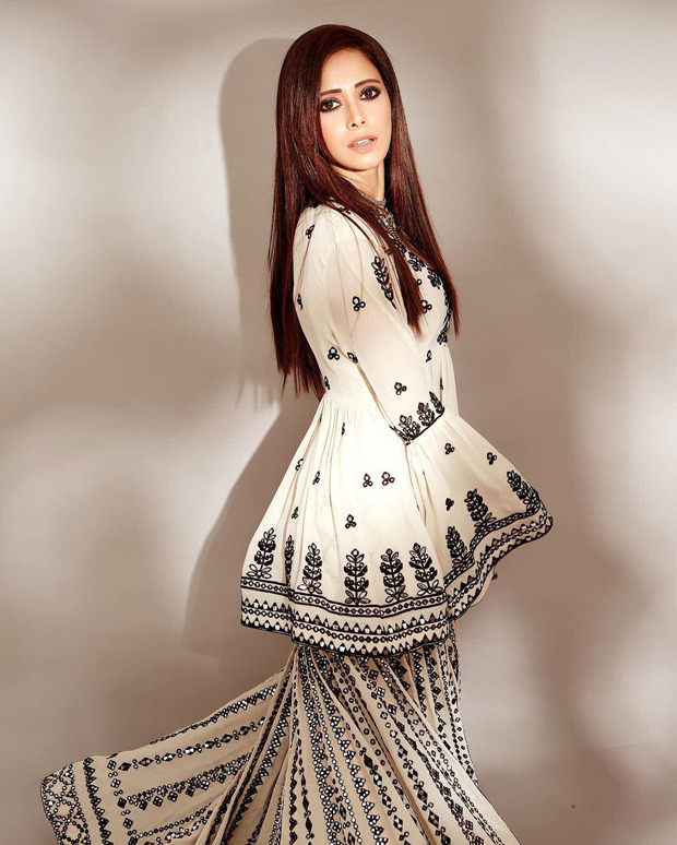 Nushrratt Bharuccha looks ethereal in a monochrome traditional yet stylish attire