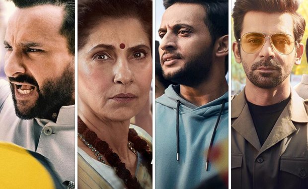 Saif-Ali-Khan-Dimple-Kapadia-Mohd.-Zeeshan-Ayyub-and-Sunil-Grover-look-powerful-in-posters-of-Amazon-Prime-Videos-Tandav saif ali khan, dimple kapadia, mohd. zeeshan ayyub and sunil grover look powerful in posters of amazon prime video’s tandav