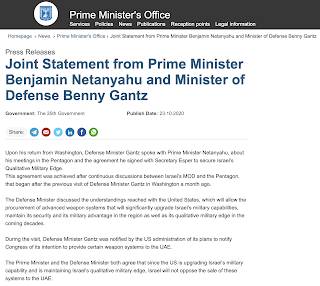Maintaining Israel's Qualitative Military Edge Middle East