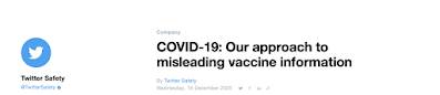 Twitter Censoring COVID-19 Vaccine Narrative