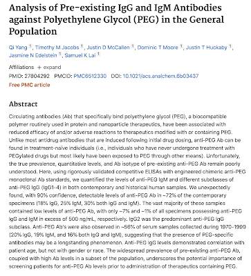 Polyethylene Glycol COVID-19 Vaccine