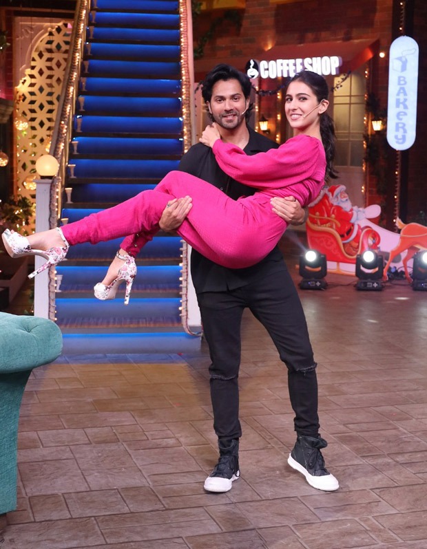 The Kapil Sharma Show Varun Dhawan and Sara Ali Khan reveal their hilarious first encounter