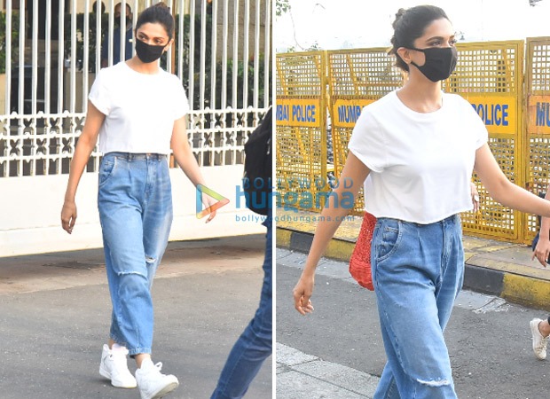 Deepika Padukone shows you how to opt for comfort style by pairing plain white t-shirt in three different ways 