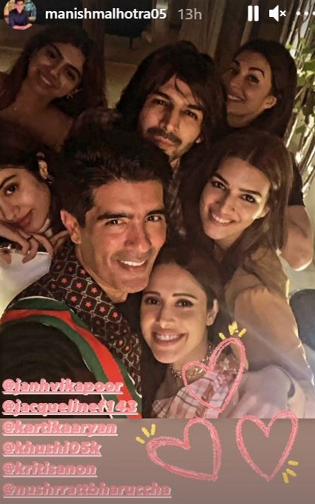 Nushrratt Bharuccha looks as radiant as ever as she shares pictures from Manish Malhotra's New Year party