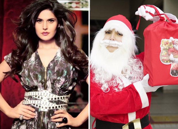 zareen khan turns santa, does her bit to help the underprivileged