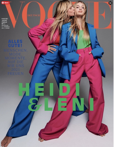 heidi klum’s daughter leni is already a cover girl!