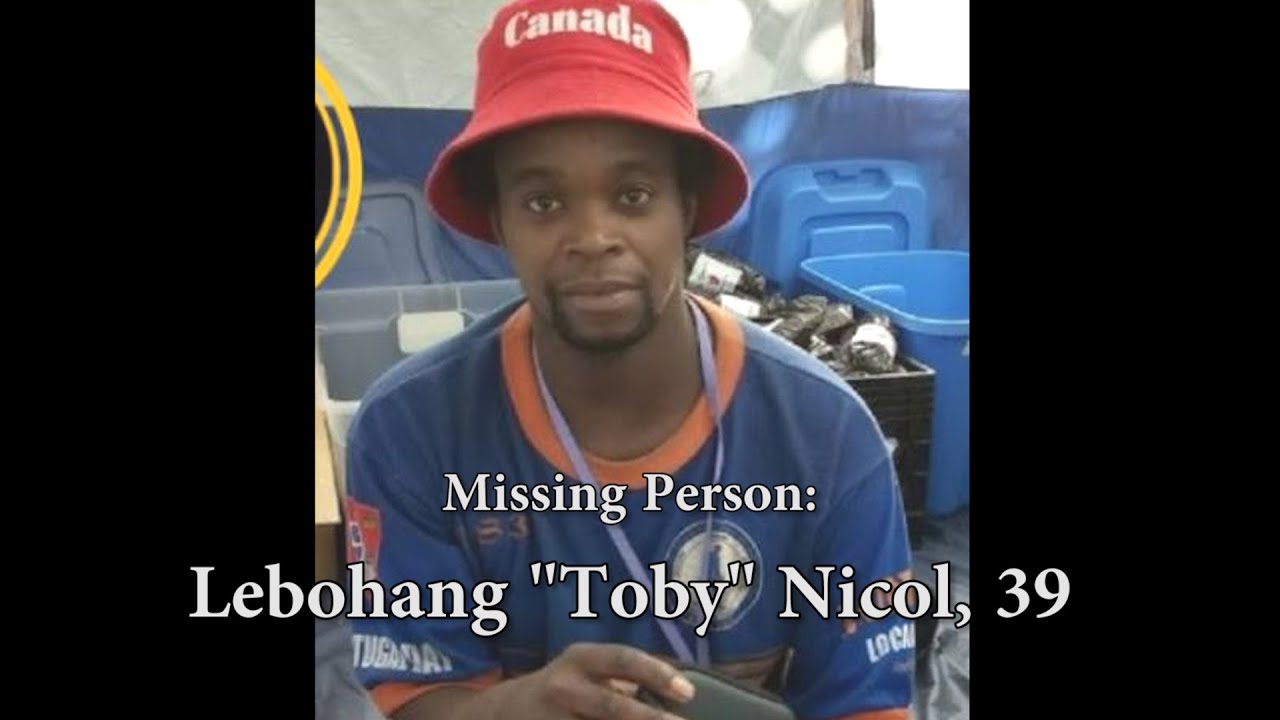 Police search for missing Toronto man Lebohang ‘Toby’ Nicol