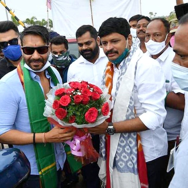 Ajay Devgn participates in tree plantation drive; 5000 saplings were planted as a part of Green India Initiative 