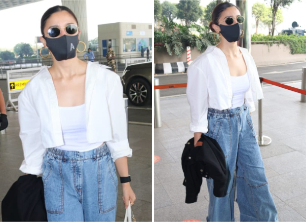 alia bhatt makes a statement in classic baggy denims and white combination while carrying expensive gucci tote bag worth rs. 1.96 lakhs