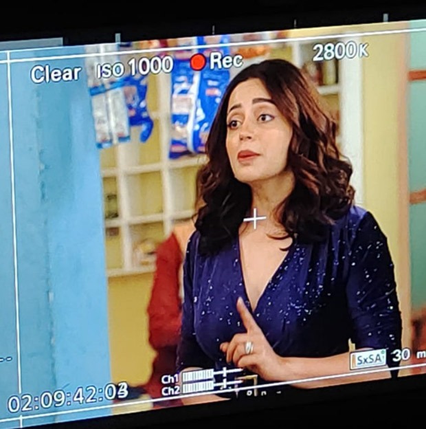 From The Sets Nehha Pendse begins shooting for her part in Bhabhiji Ghar Par Hain