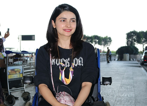 PICTURES Here’s the reason why Prachi Desai was spotted in a wheelchair at the airport