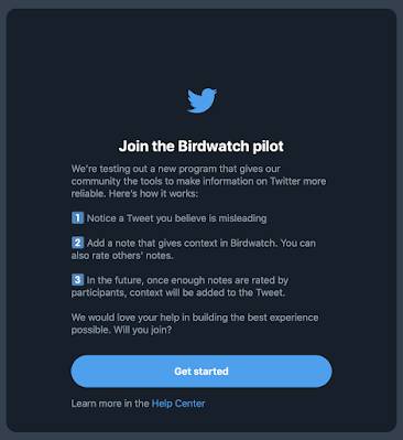 Twitter's Birdwatch Promoting Controlling Narrative