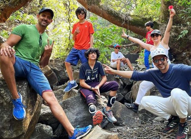 Hrithik Roshan shares a glimpse from his trekking trip with his sons