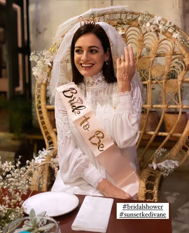 Dia Mirza looks ethereal basking in the pre-wedding glow at her bridal shower