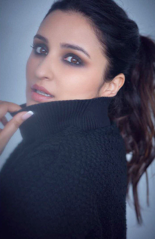 parineeti chopra reigns supreme in all-black outfit and smokey makeup for the girl on the train promotions