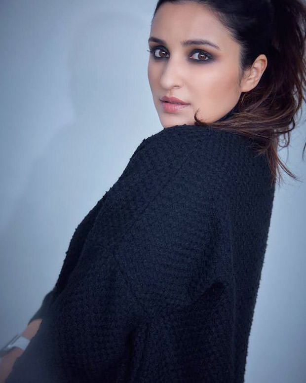 parineeti chopra reigns supreme in all-black outfit and smokey makeup for the girl on the train promotions
