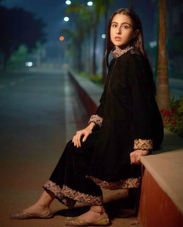 Sara Ali Khan exudes elegance in black velvet set