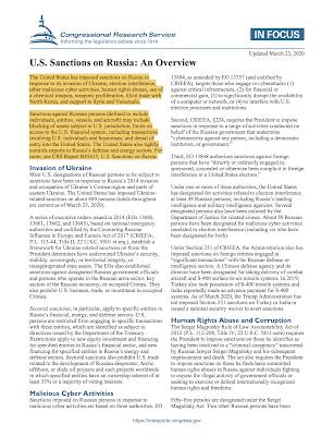 NATO Washington Anti-Russia Sanctions