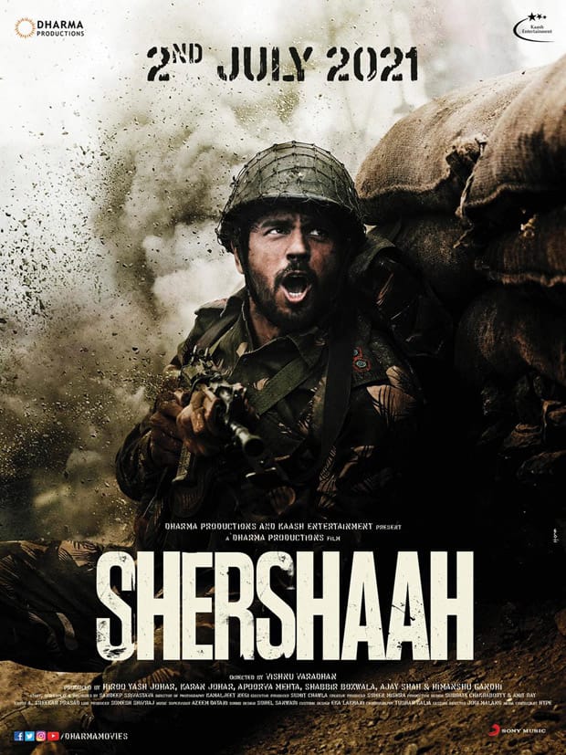 Sidharth Malhotra starrer Shershaah to release on July 2, 2021