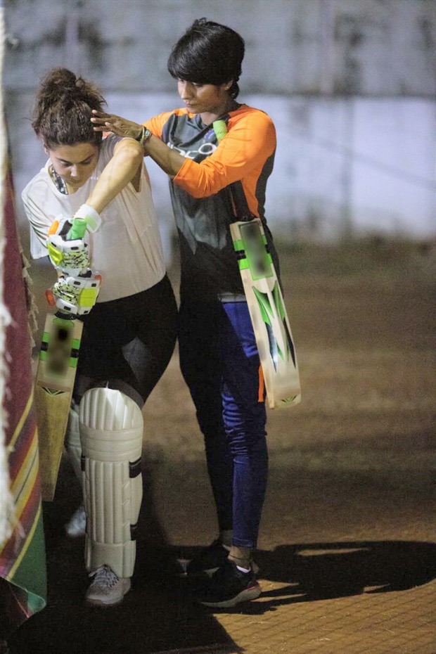 Taapsee Pannu trains with Mithali Raj’s friend and former teammate Nooshin Al Khadeer for Shabaash Mithu