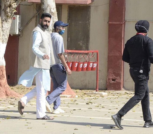 LEAKED PICTURES: Abhishek Bachchan begins shooting in Agra Central Jail for Dasvi 