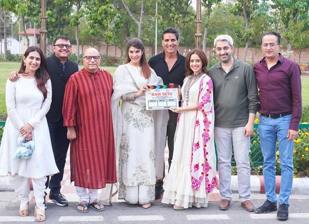 Akshay Kumar, Jacqueline Fernandez, Nushrratt Bharuccha are all smiles in Ayodhya for the Ram Setu mahurat day