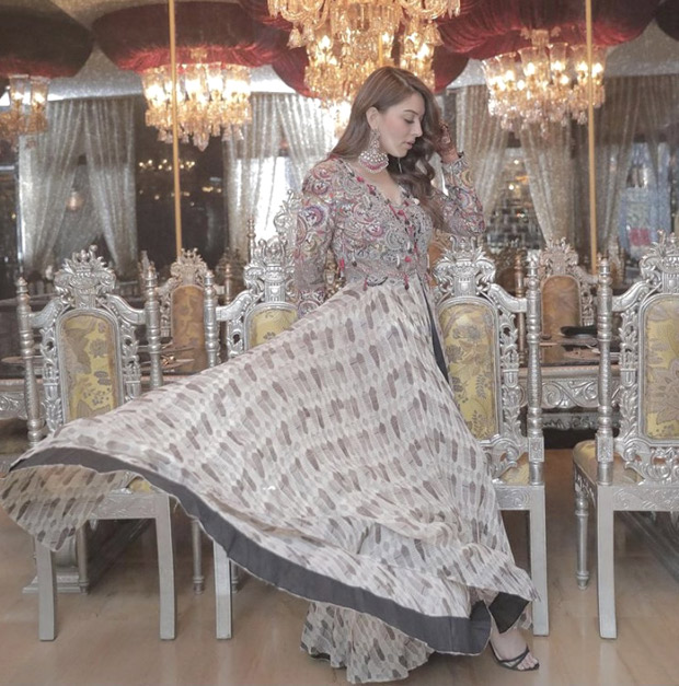 Hansika Motwani makes a statement in boho printed dress for her brother's lavish wedding in Jaipur