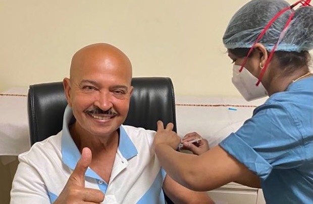 Rakesh Roshan gets vaccinated with the first dose of Covishield, posts a picture