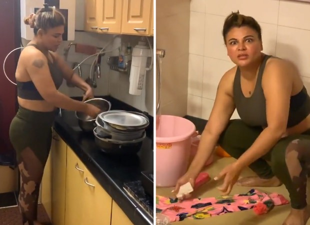 Rakhi Sawant takes Salman Khan’s advice, posts a video of herself cleaning the house