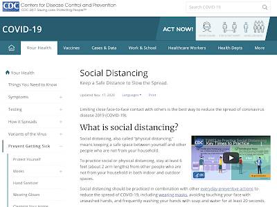 Three Feet versus Six Feet Physical Distancing