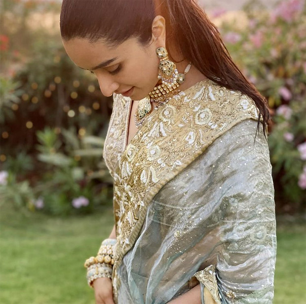 shraddha kapoor steals the show with her embellished lehenga at cousin priyank sharma’s wedding