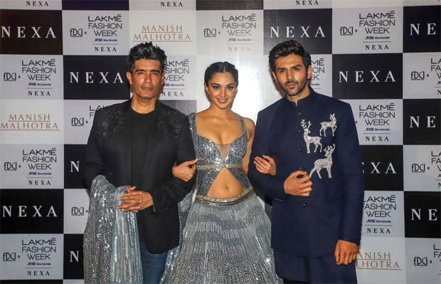 Kartik Aaryan and Kiara Advani look ethereal in Manish Malhotra collection at Lakme Fashion Week 2021 