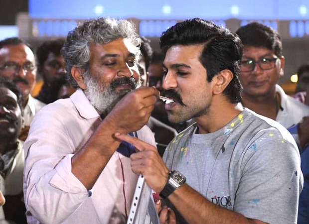 Fireworks, cake and more; Ram Charan gets a grand surprise on the sets of RRR on his birthday